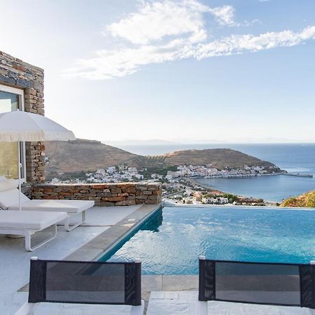 Luxurious Villa Lune With A Swimming Pool And A Fantastic Sea And Sunset View Ioulis Экстерьер фото