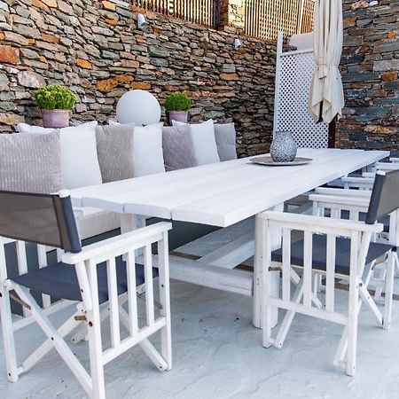Luxurious Villa Lune With A Swimming Pool And A Fantastic Sea And Sunset View Ioulis Экстерьер фото