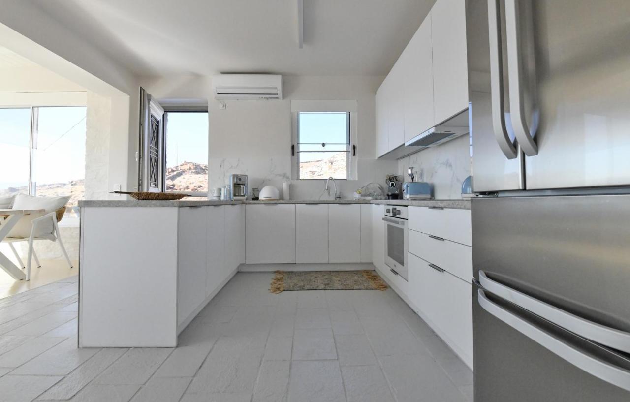 Luxurious Villa Lune With A Swimming Pool And A Fantastic Sea And Sunset View Ioulis Экстерьер фото